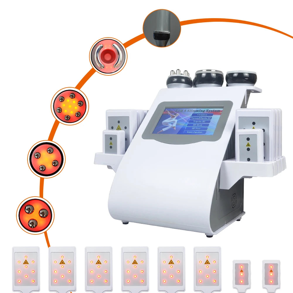 MISSHEARTH 6 In 1 40K Ultrasonic Cavitation Weight Loss Machine