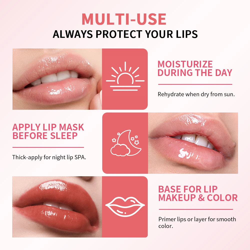 Lip Brightening Serum Moisturizing Lip Oil Reduce Lip Wrinkles Remove Sloughed-off Lip Skin Lips Plumper Lips Care Serum Makeup