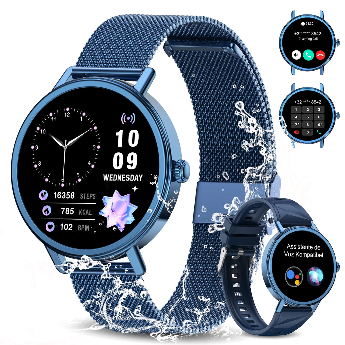 Blackview Women's Waterproof Smartwatch With HD Display And Fitness Tracking