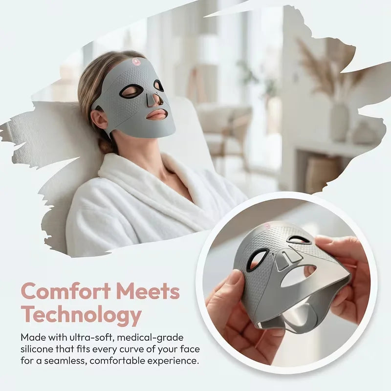 Photon Facial Mask With Red And Near Infrared Light Therapy