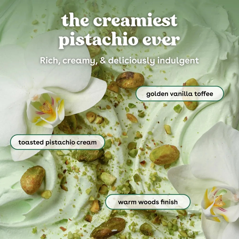 Moisturizing Body Lotion for Dry Skin Shea Butter Pistachio Cream Scent Nourishing and Soothing 16 Fl Oz Large Bottle