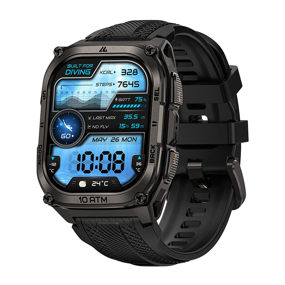 KOSPET Tank M4 GPS Smartwatch With Offline Maps Health Tracking