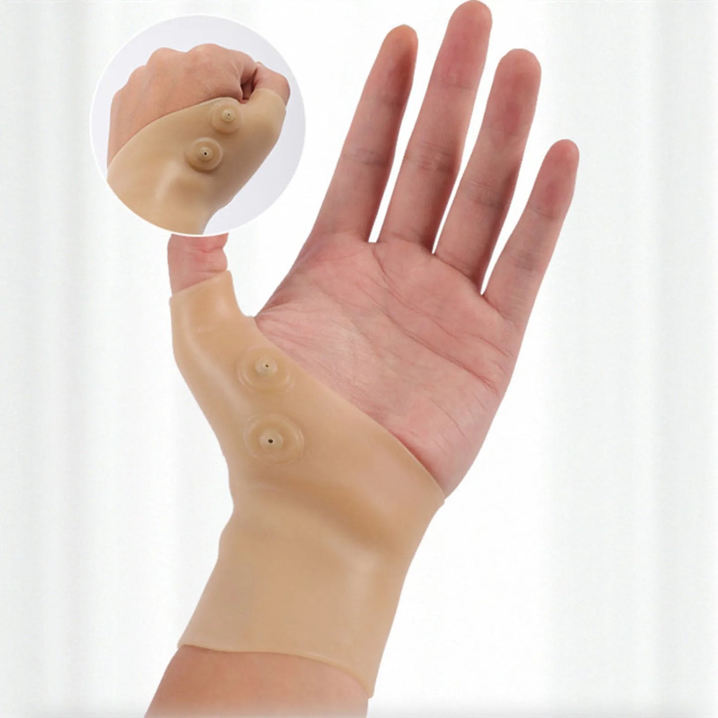 1 Pair Waterproof Magnetic Therapy Wrist Hand Thumb Support Gloves Silicone Gel Arthritis Massage Pain Relief Gloves