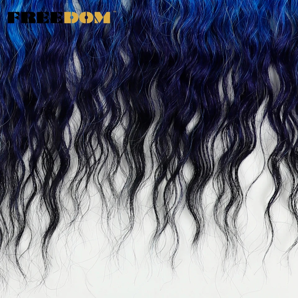 FREEDOM Ariel Synthetic Twist Crochet Curly Hair Braiding Extensions