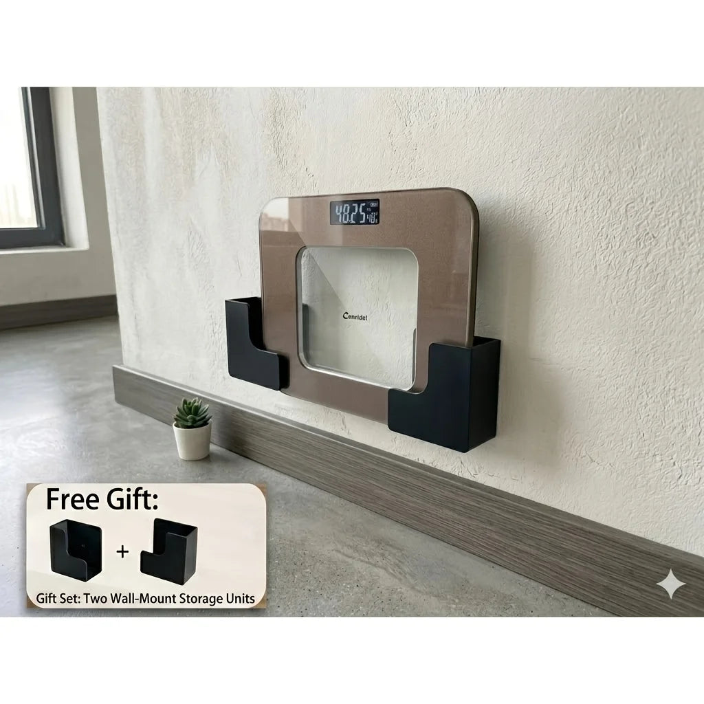 Digital Bathroom Scale, Body Weight Scale, High Precision, Large LCD Display, Max 180kg, Home Weighing Machine