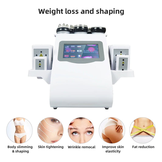 MISSHEARTH 6 In 1 40K Ultrasonic Cavitation Weight Loss Machine