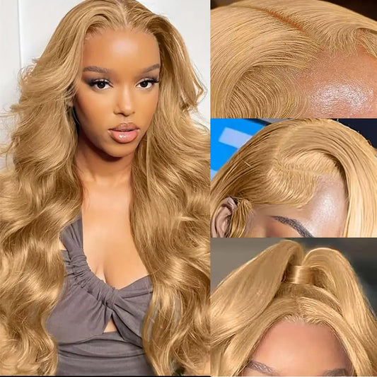 Smilegirl Body Wave Human Hair Wig With HD Lace Frontal