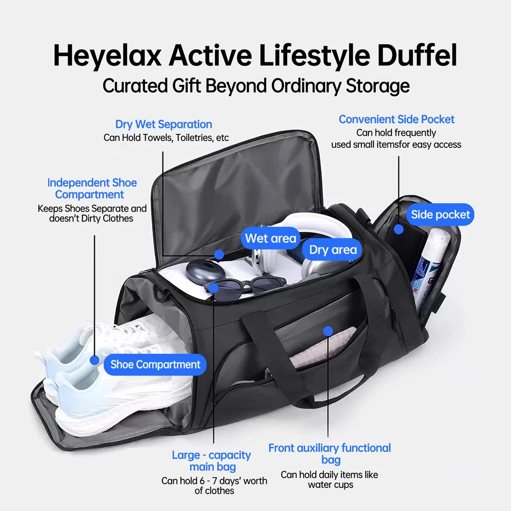 Heyelax Leg Compression Massager Boots for Circulation and Recovery