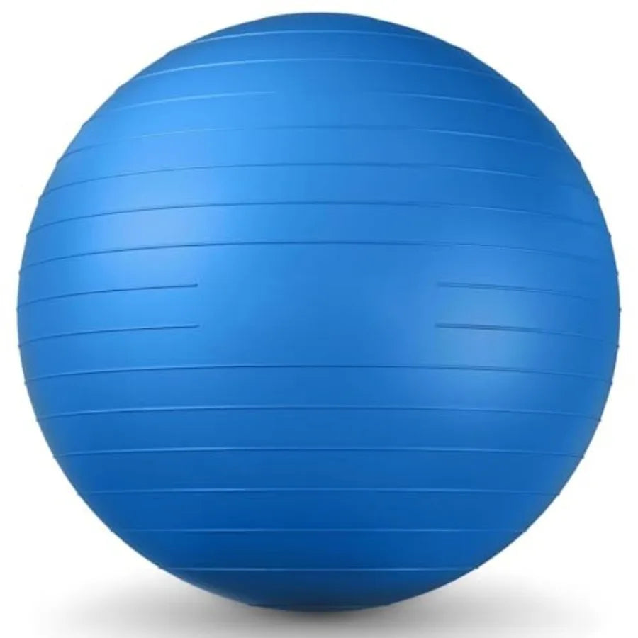 26 Inch Exercise Ball, Yoga Ball for Workout, Balance Stability, Fitness Ball for Office, Home, Gym, Balance Balls with Quick P