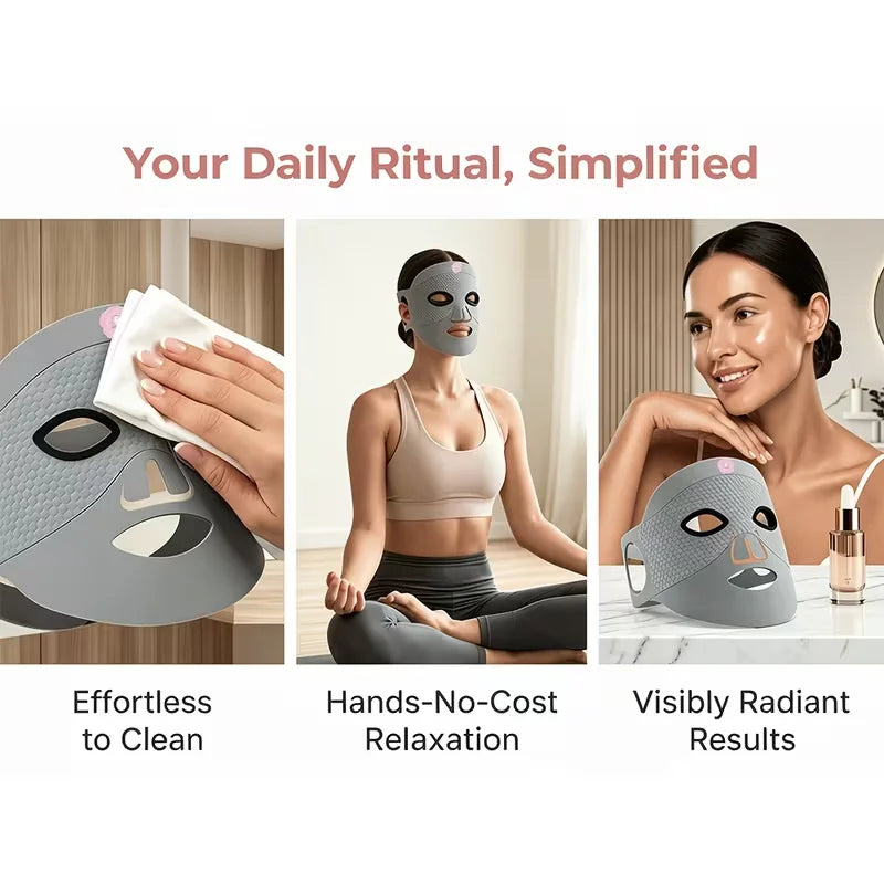Photon Facial Mask With Red And Near Infrared Light Therapy