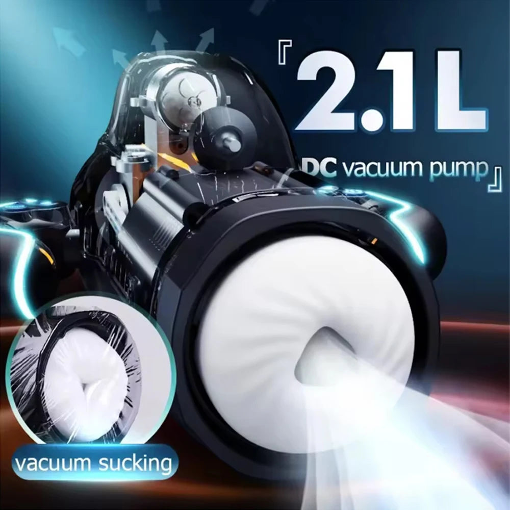 5 IN 1 Automatic Sucking Heating Telescopic Masturbator With Game Powerful Vacuum Sucking Blowjob Piston Adult Sex Toy for Men