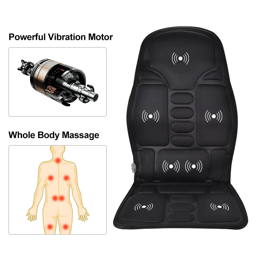 Eelhoe Massage Chair Cushion With Vibration For Full Body Relief