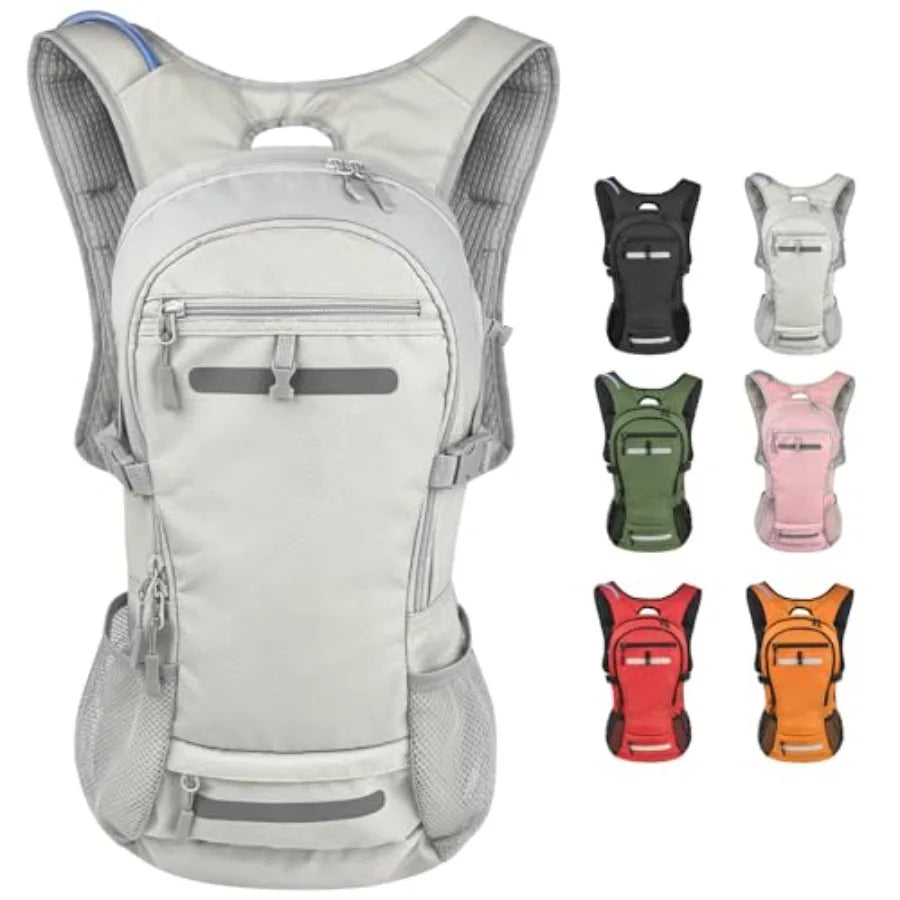 20L Multipurpose Hiking Backpack with 3L Water Bladder Durable Hydration Backpack with Insulated Bladder Compartment, Hidden He