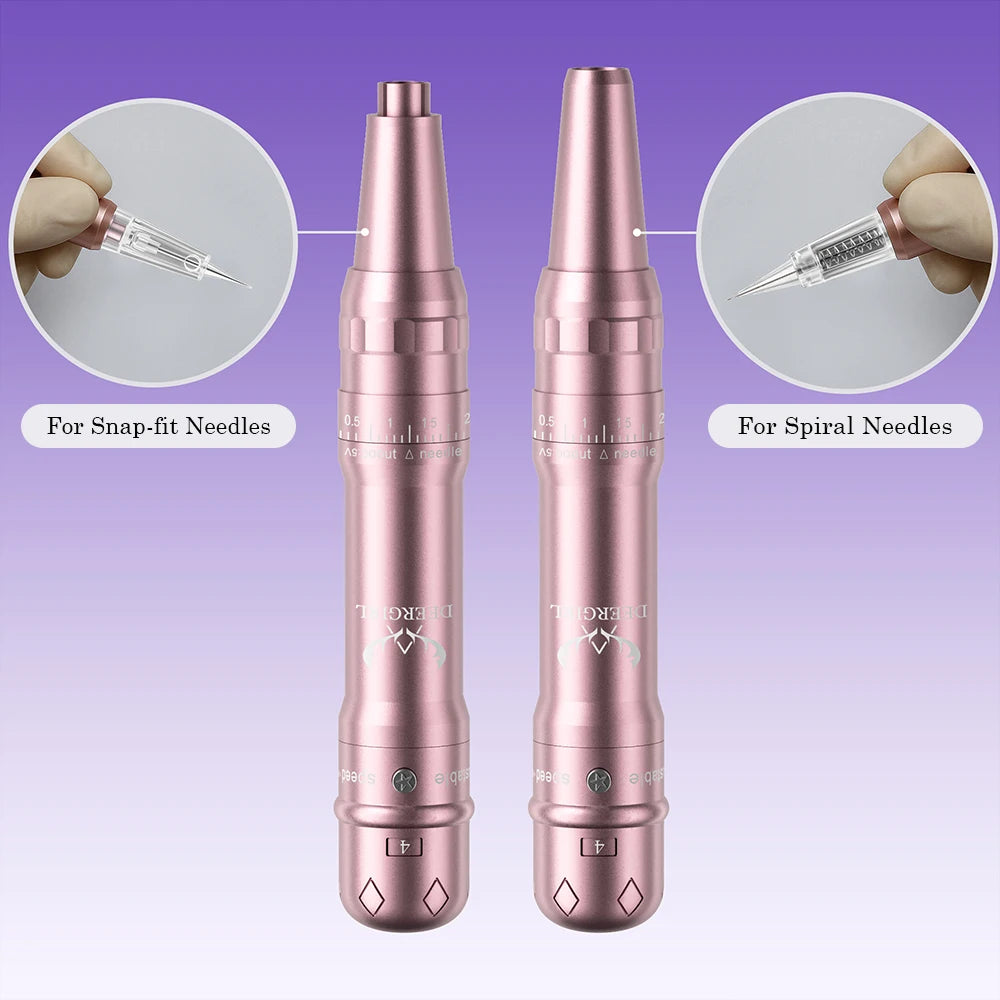 DM Wireless Permanent Makeup Machine Kit Micropigmentation Microblading Pen Eyebrow Tattoo Kit With Ink 15PCS Eyebrow Needles