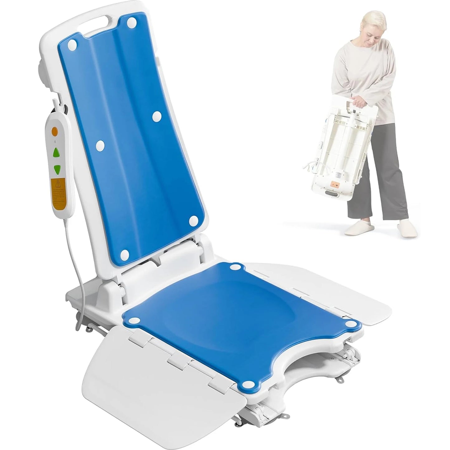 Lightweight Electric Chair Lift, Lift Elderly From Floor, Remote Control Floor Lift, Fall Assist Devices, Item Weight 23 LBS