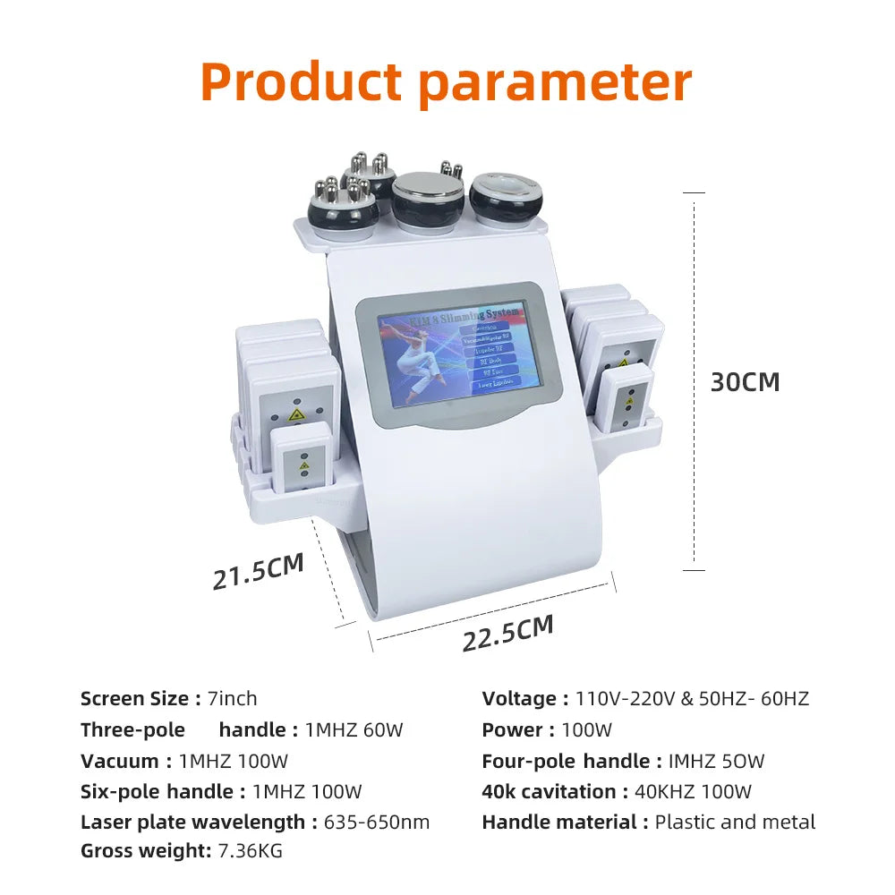 Missheart 6in1 Professional Cavitation Machine KIM 8 40K