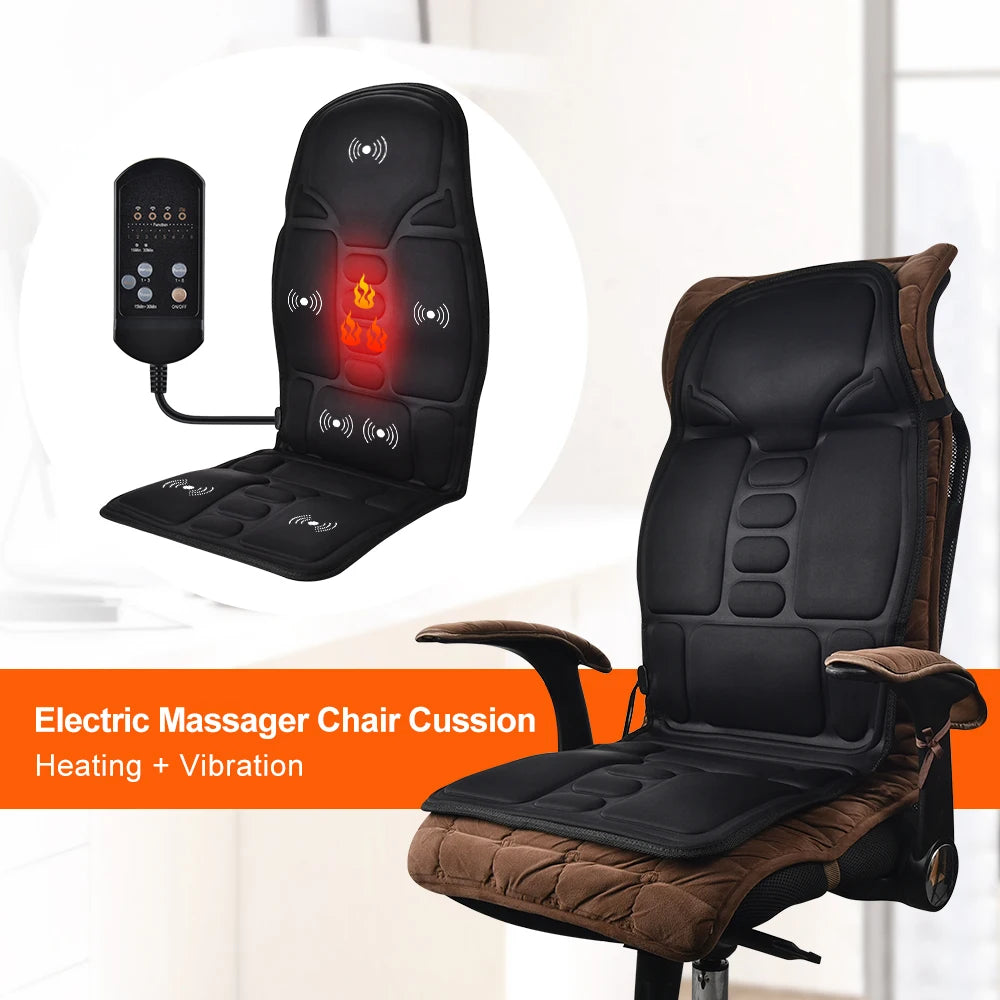 Eelhoe Massage Chair Cushion With Vibration For Full Body Relief