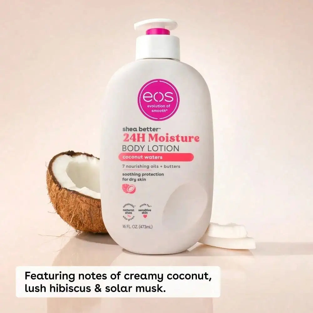 Coconut Waters Body Lotion for Dry Skin 16 fl oz Hydrating Moisturizing