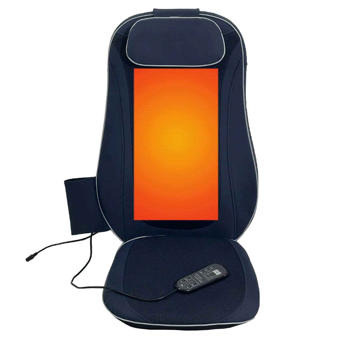 Electric Shiatsu Infrared Heating Massage Seat Cushion for Car Office