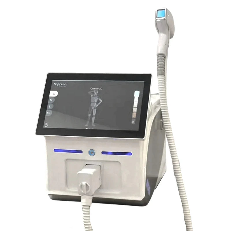 ‌2025 Professional 4000W Ice Cooling Diode Laser Hair Removal 4 Waves 755 940 1064 808nm Painless Permanent Device‌ LCD Screen